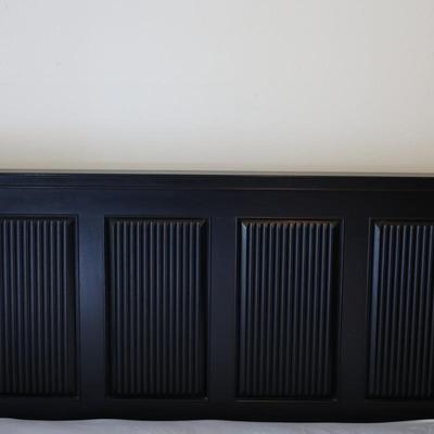 Pier1 -Double Bedframe  W/ Mattress & (2) Nightstands