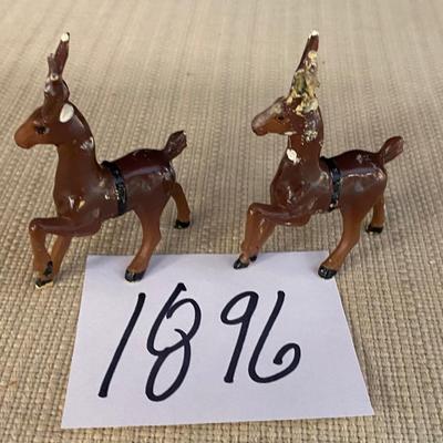 Vintage Cast Reindeers