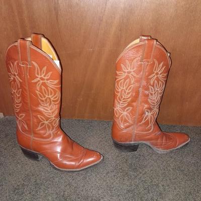 Women's leather Justin Boots Size 6.5