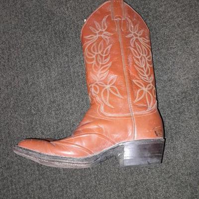 Women's leather Justin Boots Size 6.5