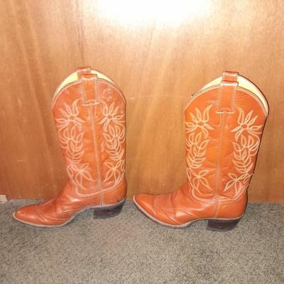 Women's leather Justin Boots Size 6.5