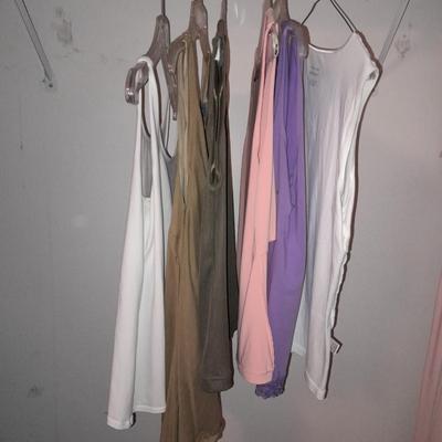 Six Tank Tops Size Large and Medium Christopher Banks - Coldwater creek - Alison Daley and others