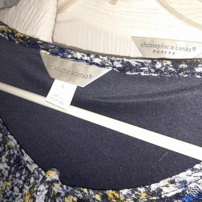 20 Long Sleeve tops two new with tags - Coldwater Creek - St. John - Da -Rue - Merona Size Medium and Large