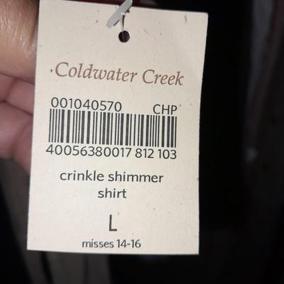 20 Long Sleeve tops two new with tags - Coldwater Creek - St. John - Da -Rue - Merona Size Medium and Large