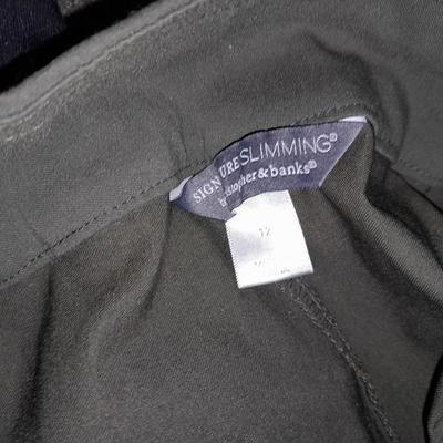 12 pair of Pants sizes 12 / 14 - Alfani - Charter club - Christopher Banks-St. Johns Bay and others