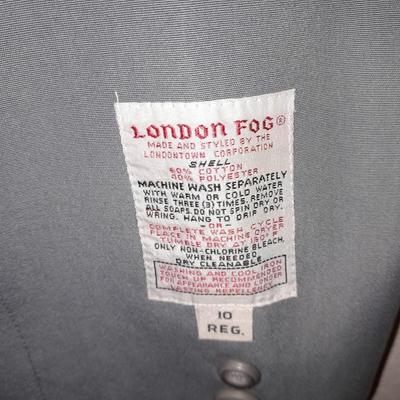 London fog trench coat size 10 REG and Sycamore Jacket