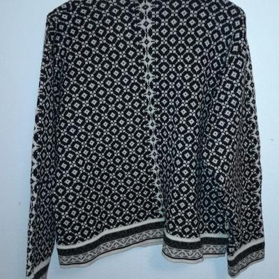 Skjaeveland of Norway printed cardigan sweater Pure Wool