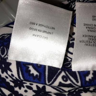 Two fun dresses Jones New York 8 with a On Gussie! shawl and a belt