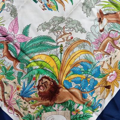 Gucci Jungle Animal Scarf designed by Vittorio Acornero 1960Â´s-1970Â´s