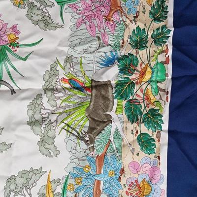 Gucci Jungle Animal Scarf designed by Vittorio Acornero 1960Â´s-1970Â´s