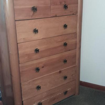 Seven Drawer Chest of drawers with moose handles