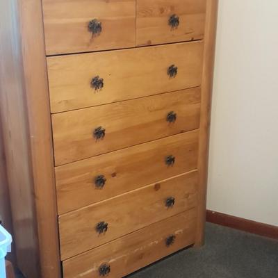 Seven Drawer Chest of drawers with moose handles