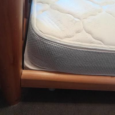 King Waterbed with headboard, footboard, base and rails