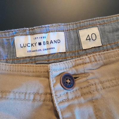 Six pair of Shorts Size 38 & 40 - Lee - Lucky Brand - Coleman and more
