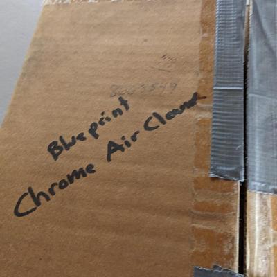 NIB Blue Print Chrome Air Cleaner 14