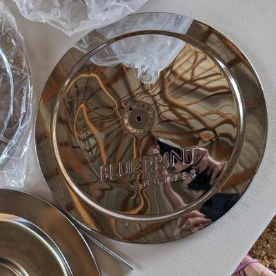 NIB Blue Print Chrome Air Cleaner 14"