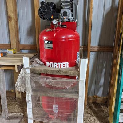 New 60 Gal Porter Cable 135 PSI Air Compressor