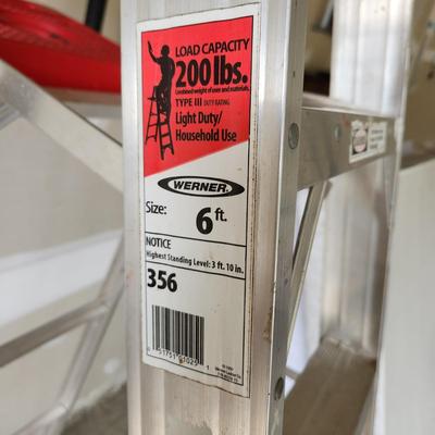Werner Aluminum 6 Ft. Folding Ladder