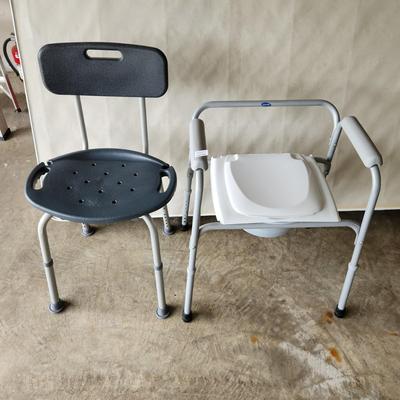 Invacare All in One Commode and Equate Shower Chair