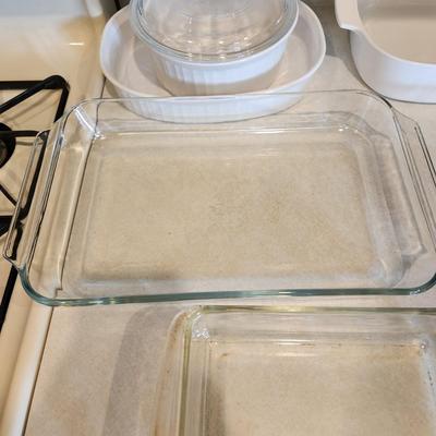 Lot of Cooking ware Pyrex Corning Ware Glasbake Anchor Hocking