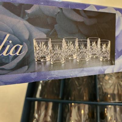 Melodia Crystal Glasses Italy new in box
