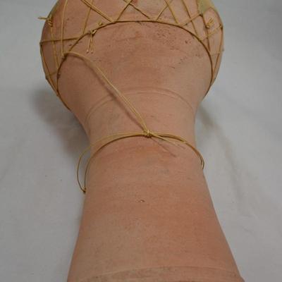 Ceramic DARBUKA Drum with Goat Skin Head