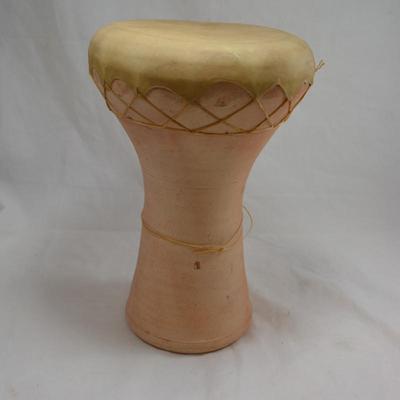 Ceramic DARBUKA Drum with Goat Skin Head