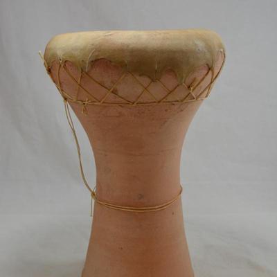 Ceramic DARBUKA Drum with Goat Skin Head