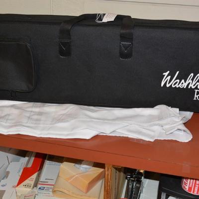 WASHBURN Rover Travel Guitar with Case, Accessories