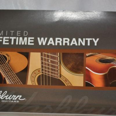WASHBURN Rover Travel Guitar with Case, Accessories