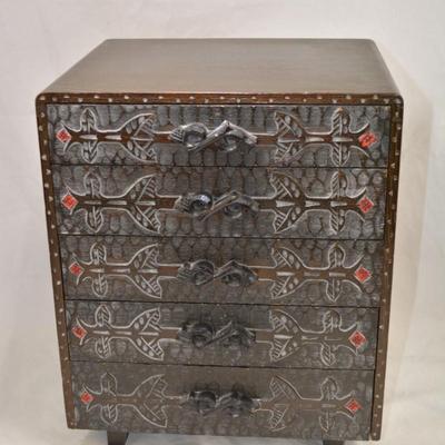 Small Chest of 5 Drawers 13.75"x11.25"x9.5"