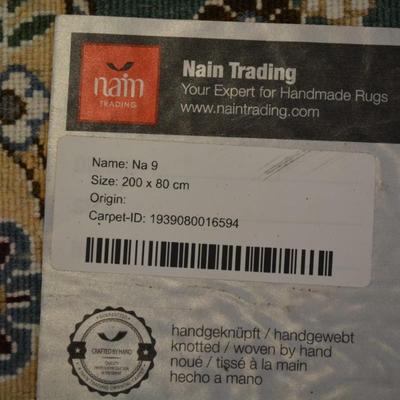 Floral NAIN TRADING Hand-Woven Wool Runner 81"x32"