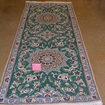 Floral NAIN TRADING Hand-Woven Wool Runner 81"x32"