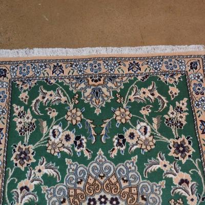 Floral NAIN TRADING Hand-Woven Wool Runner 81"x32"