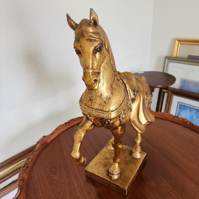 Hollow Metal Horse Sculpture