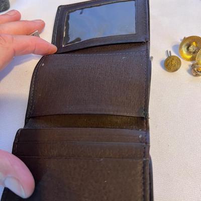 Sterling Tie Pin, Leather Wallet & Other Menâ€™s Accessories (K-RG)