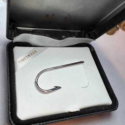 Sterling Tie Pin, Leather Wallet & Other Menâ€™s Accessories (K-RG)