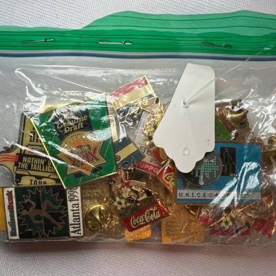 300 Plus Pins - Disney, Coca Cola & More (K-RG)