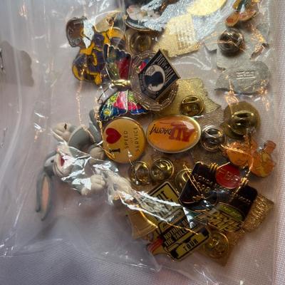 300 Plus Pins - Disney, Coca Cola & More (K-RG)