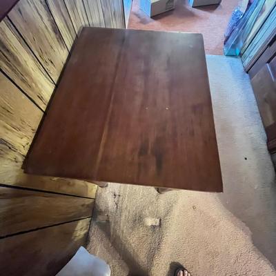 Wood Framed Mirror & Side Table (K-MG)