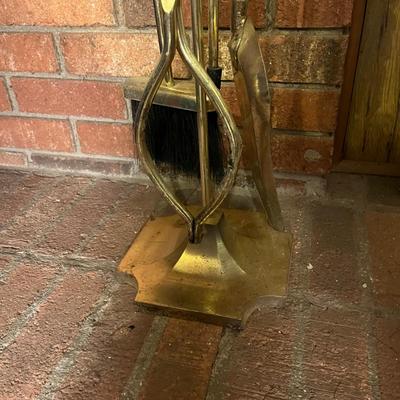 Brass Fireplace Set (LR-MG)