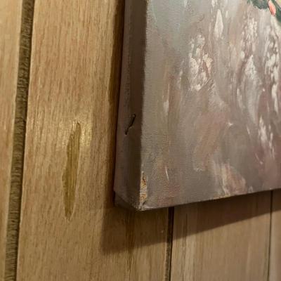 William Moninet Signed Oil Painting (M-MG)