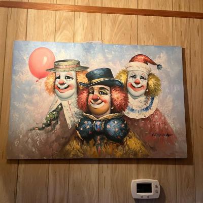 William Moninet Signed Oil Painting (M-MG)