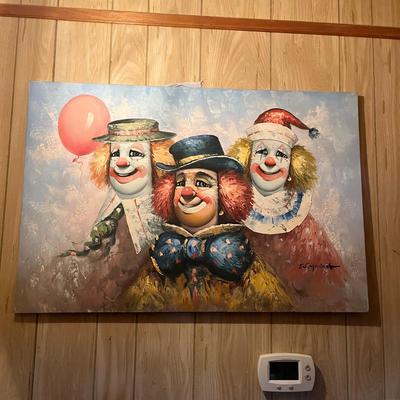 William Moninet Signed Oil Painting (M-MG)