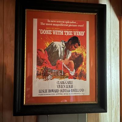 Gone With The Wind Framed Movie Poster (M-MG)