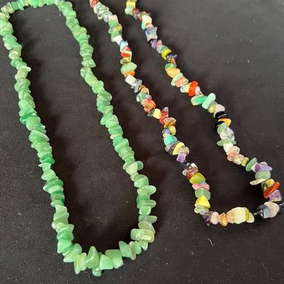 925 Silver and Stone Necklaces Plus Bracelets (K-RG)