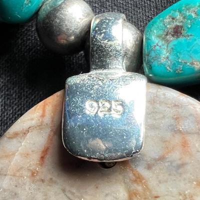 925 Silver and Stone Necklaces Plus Bracelets (K-RG)