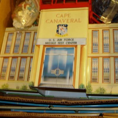 Louis Marx Cape Canaveral Missile Base Toy Set