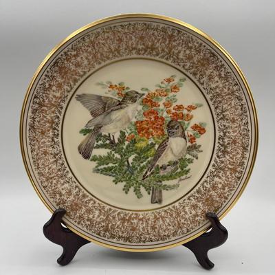 Boehm by Lenox Collector Plates: Eastern Phoebes