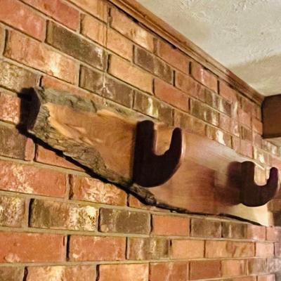 Live Edge Wooden Gun Rack & Rifle Case (LR-MG)